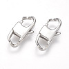 Tarnish Resistant 304 Stainless Steel Lobster Claw Clasps STAS-O114-056B-P-1