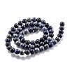 Natural Dumortierite Quartz Beads Strands G-L574-07B-3