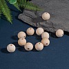 Unfinished Wood Beads X-WOOD-S651-20mm-LF-4