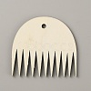 Wood Tapestry Woven Combs LS-WOOD-WH0030-30-1