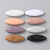 8Pcs Plastic Oval Brooch Pins JEWB-WH0023-51P-03-1