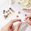16Pcs 4 Colors Brass Beads FIND-FH0004-19-3
