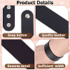 12Pcs PVC & Iron Cord Bracelets AJEW-CL0002-49C-6