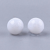 Opaque Plastic Beads X-KY-T005-6mm-601-2
