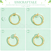 Unicraftale 20Pcs 304 Stainless Steel Clip-on Earring Findings STAS-UN0055-12-5