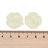 Frosted Transparent Acrylic Beads OACR-P029-19B-03-4