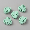 Monstera Leaf Food Grade Silicone Focal Beads LS-SIL-WH0009-05D-1