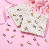 48Pcs 2 Colors 304 Stainless Steel Clip-on Earring Findings STAS-ME0001-65-4