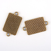 Vintage Tibetan Style Alloy Connector Cabochon Bezel Settings X-TIBE-M016-08AB-NF-4