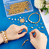 DIY Brass Beads Bracelet/Necklaces Making Kits DIY-PH0030-80-3