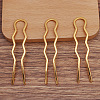 Alloy Hair Forks Findings OHAR-PW0001-109G-1