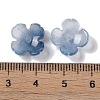 Baking Paint Glass Bead Caps GLAA-S202-04G-2