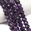 Natural Amethyst Beads Strands GG-CBA59DD-A01-5x8mm-1