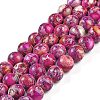 Natural Imperial Jasper Beads Strands G-I122-8mm-29-1