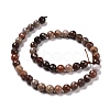 Natural Petrified Wood Beads Strands G-E571-27B-3