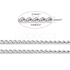 Tarnish Resistant 304 Stainless Steel Curb Chains CHS-R008-04-2