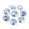 Pointed Back & Back Plated K9 Glass Rhinestone Cabochons RGLA-J012-10mm-211-2