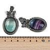 Natural Colorful Fluorite Pendants G-I370-09AS-11-3