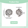 120Pcs Tibetan Style Alloy Beads FIND-HY0002-30-2