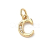 Brass Micro Pave Cubic Zirconia Charms LS-KK-I382-03G-C-1
