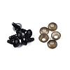 Craft Plastic Doll Eyes Stuffed Toy Eyes DIY-R039-9mm-07-2