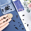 40Pcs 4 Styles Ion Plating(IP) 304 Stainless Steel Pendants STAS-SC0008-75-3