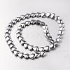 Electroplate Non-magnetic Synthetic Hematite Bead Strands G-F300-22B-01-2