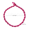 Nylon Rattail Satin Cord Bracelet Making AJEW-JB00019-08-2