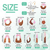 DIY Two Tone Dangle Earring Making Kit DIY-TA0009-01A-3