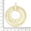 Rack Plating Alloy Pendants PALLOY-D369-03MLG-3