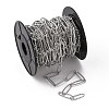 Tarnish Resistant 304 Stainless Steel Cable Chains CHS-K001-70-6