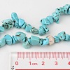 Dyed Natural White Jade Chip Beads X-G-R192-06-3