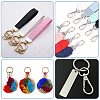 DIY Keychain Clasp Findings Kits DIY-SP0003-46-4
