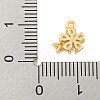 Brass Micro Pave Clear Cubic Zirconia Pendants KK-U015-10G-3