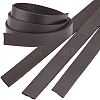 3Pcs Flat Leather Jewelry Cord WL-GF0001-16B-01-1
