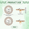 10Pcs Alloy Rhinestone Shank Buttons FIND-FG0003-20KCG-2