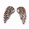Undyed Wooden Sewing Big Pendants WOOD-S037-105-2