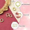 6Pcs 2 Styles Rack Plating Brass Spring Gate Clasps KK-CJ0002-61-3