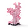 Resin Imitation Coral Ornaments DJEW-G026-04B-1