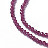 Lab Grown Red Corundum Beads Strands G-F596-11-2mm-1-3