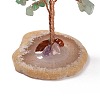 Natural Green Aventurine Chips & Agate Pedestal Display Decorations DJEW-A001-04I-4