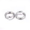 Tarnish Resistant 304 Stainless Steel Open Jump Rings STAS-F174-12P-3