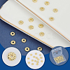 120Pcs Flower Brass Beads KK-BBC0026-04-6