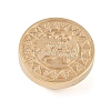 Merry Christmas Wax Seal Brass Stamp Head AJEW-Z031-04G-20-2