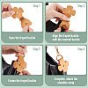 Flower Cowhide Suspension Clasps FIND-TAC0036-055G-01-4