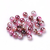 Rainbow Acrylic Imitation Pearl Beads OACR-R065-3mm-A10-1