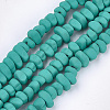 Spray Painted Non-magnetic Synthetic Hematite Beads Strands G-T116-19-04-1