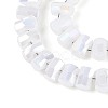 Electroplate Opaque Glass Beads Strands EGLA-N022-09A-C05-3