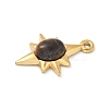 Dyed Synthetic Tiger Eye Pendants STAS-R162-05G-04-1-2