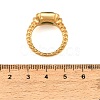 304 Stainless Steel Pave Single Cubic Zirconia Finger Rings for Women SA-CBAABBA-08B-G-3